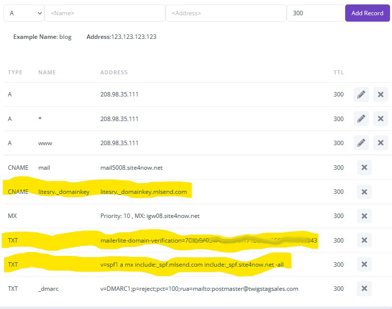 DNS sample